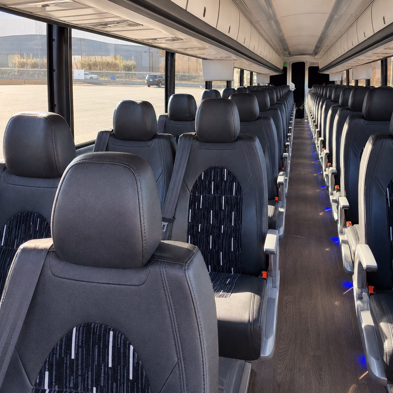 a charter bus beats multiple cars for every enid airport group