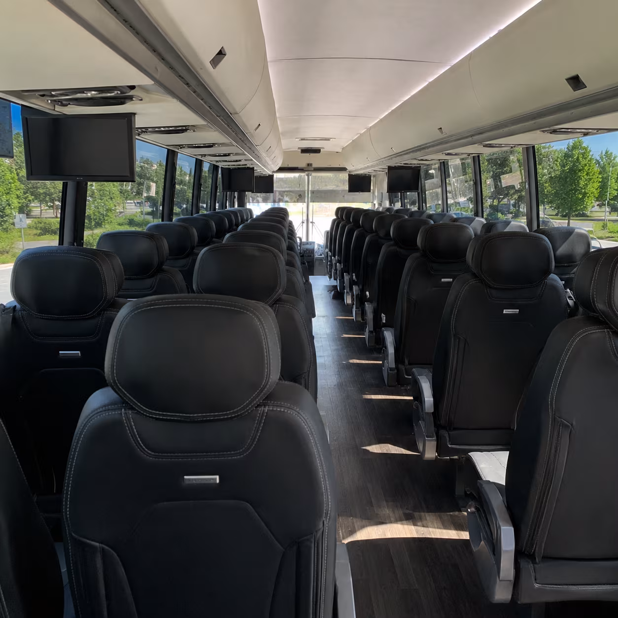 enid private event transportation onboard seating