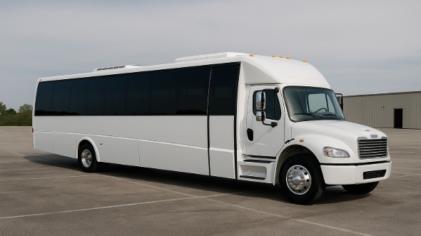 Exterior of Charter Bus Company Enid's 20 Passenger Mini bus in Enid