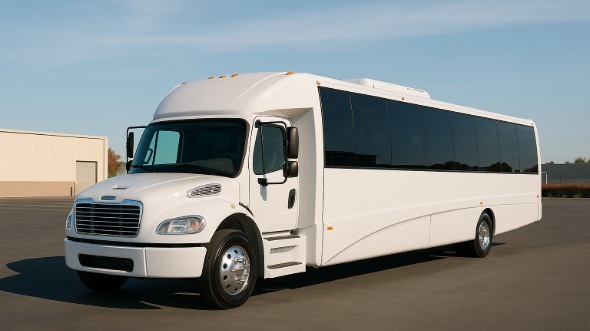 Exterior of Charter Bus Company Enid's 30 Passenger Minibus in Enid