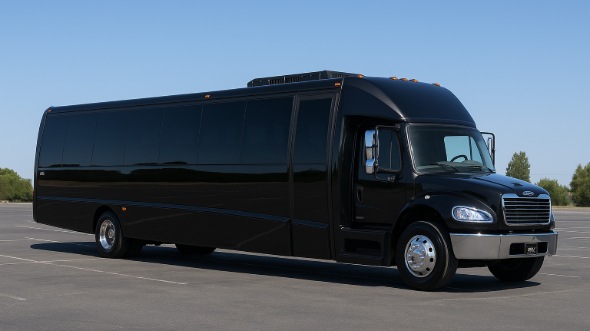 Exterior of Charter Bus Company Enid's 35 Passenger Minibus in Enid