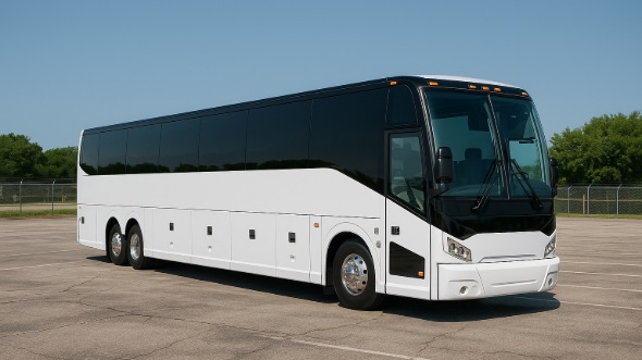 Exterior of Charter Bus Company Enid's 50 Passenger Charter Bus in Enid