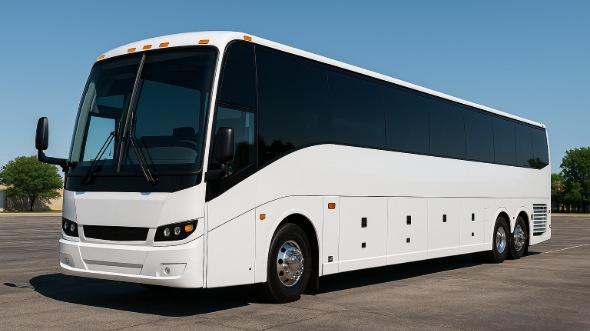 Exterior of Charter Bus Company Enid's 56 Passenger Charter Bus in Enid
