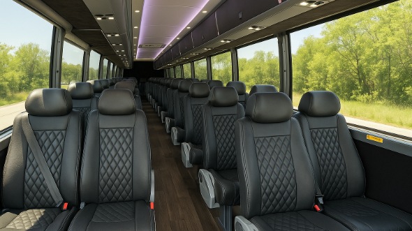 enid 15 passenger minibus inside