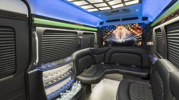 enid sprinter limo rental inside