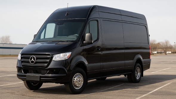 enid sprinter van with driver